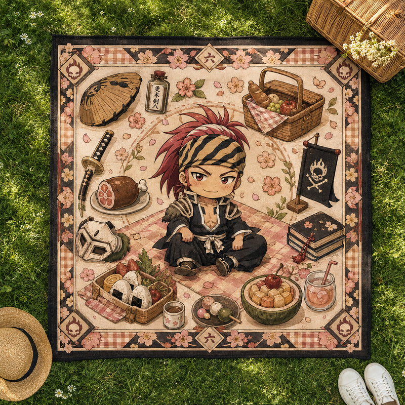 Sakura Bento Hour - Renji Chibi Picnic Statement Rug