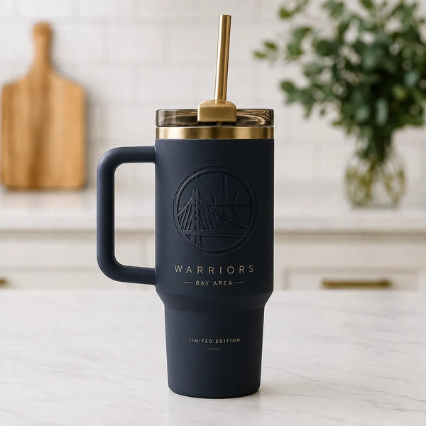 GSW Bridge Emblem - Quiet Navy Tumbler - main
