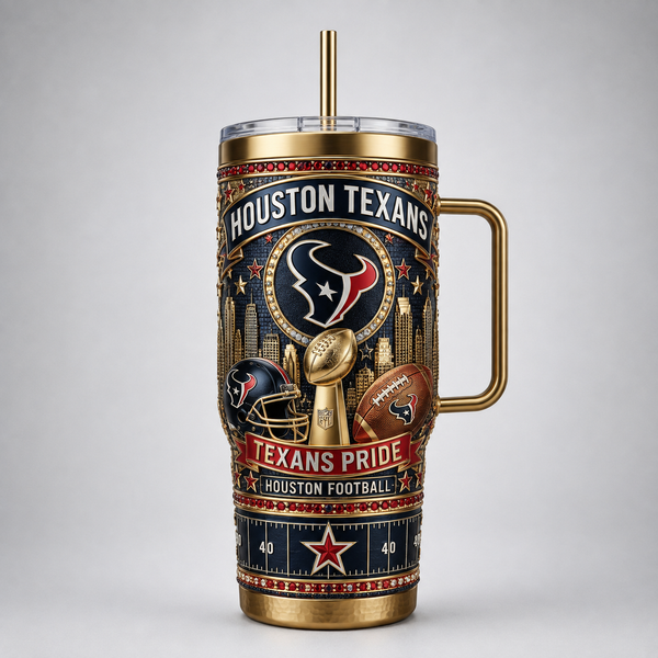 Navy and Gilt Order - HOU Pride Collage Tumbler - main
