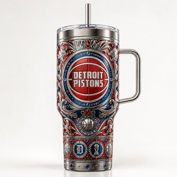 DET Ornament Relief - Symmetry, Emblem and Silver Filigree Tumbler - main