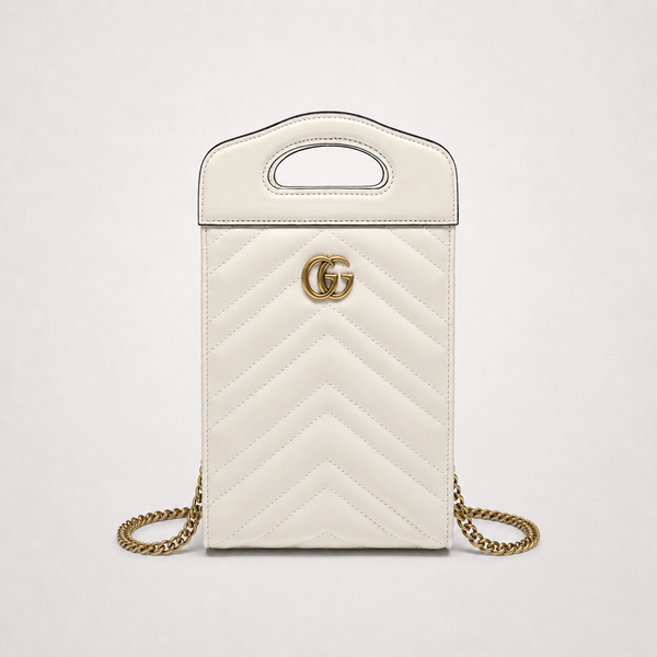 GC Ivory Chevron - Quiet Statement Handbag - main