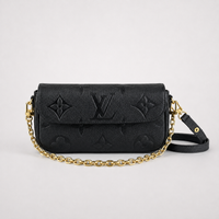 LV Tonal Monogram - Black and Gold Statement Handbag