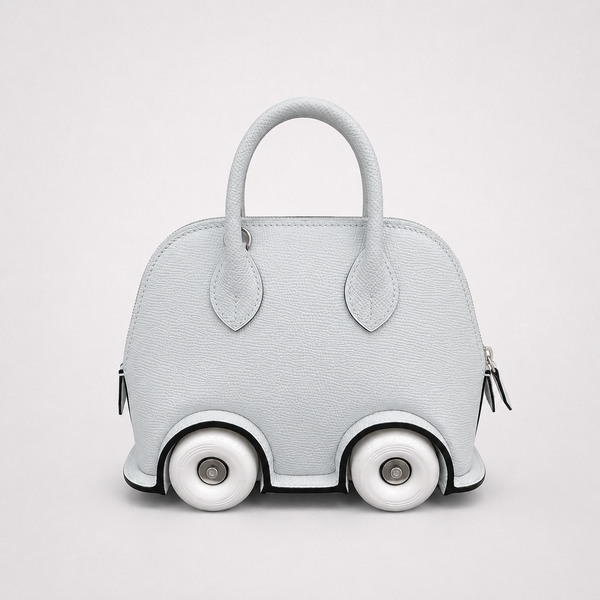 Glacier Toy - Wheeled Dome Handbag in Ice Blue - main