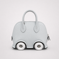 Glacier Toy - Wheeled Dome Handbag in Ice Blue