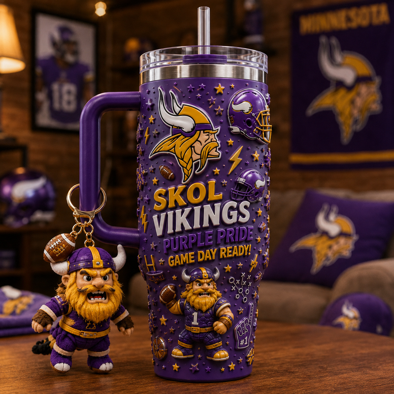 MIN Skol Collage - Purple Pride in Layered Relief