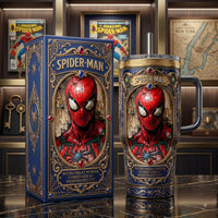 Gilded Chapter - Spidey in Ornate Storybook Blue