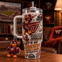 VT Maroon Collage - Editorial Game Day Tumbler