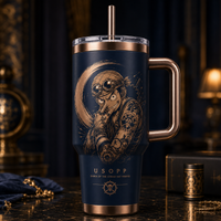 Copper Tale - Usopp Navy Focal Panel Tumbler