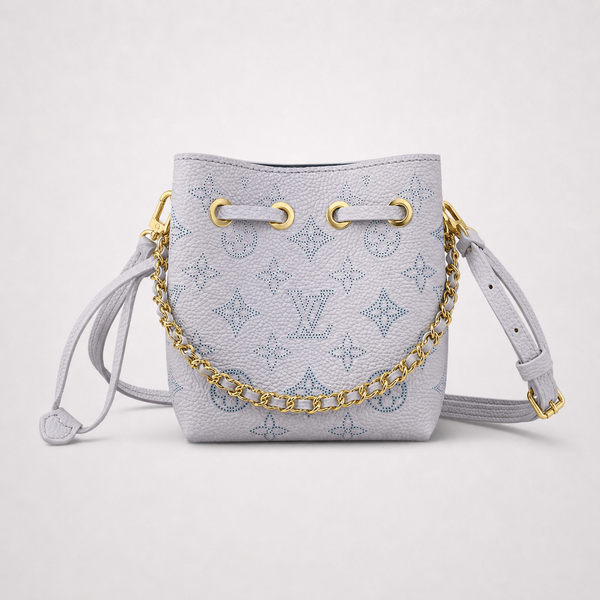 LV Pale Sky - A Study in Perforated Monogram Calm - main - 01