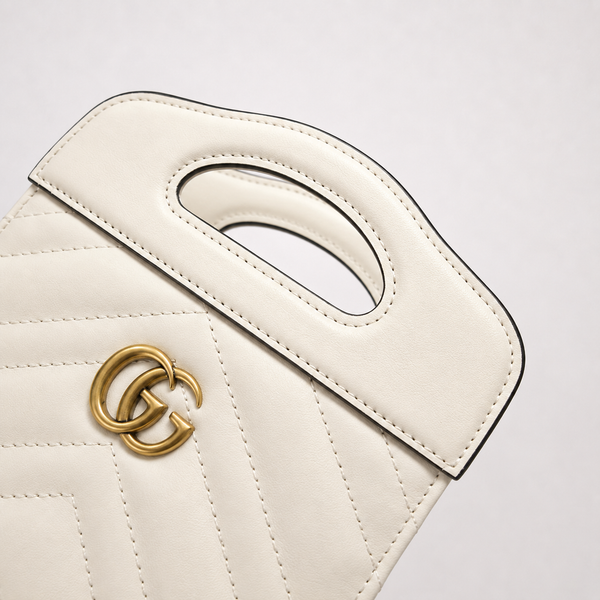 GC Ivory Chevron - Quiet Statement Handbag - main - 01