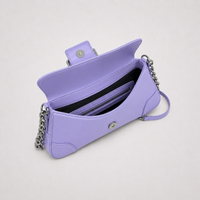BL Lilac Calm - Buckle-Front Statement Handbag
