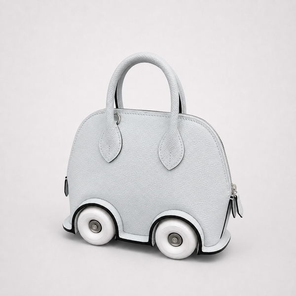 Glacier Toy - Wheeled Dome Handbag in Ice Blue - main - 01