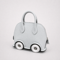 Glacier Toy - Wheeled Dome Handbag in Ice Blue