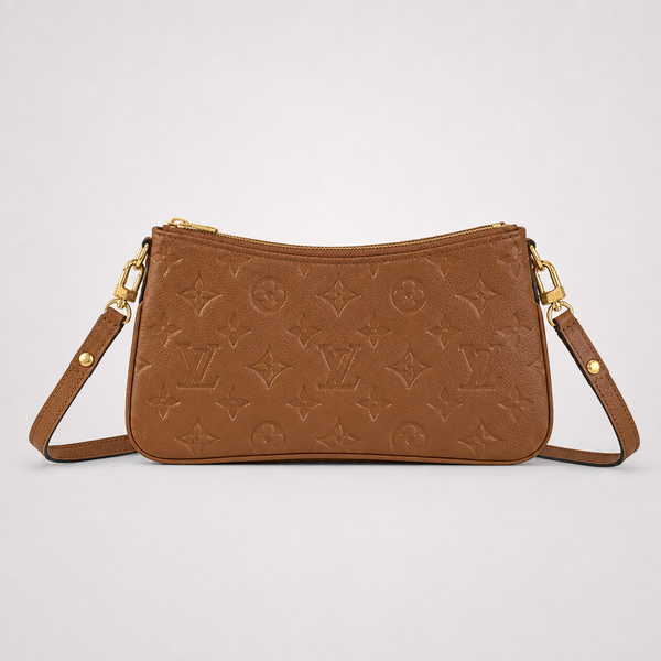 LV Monogram Relief - Caramel Tonal Statement Handbag - main - 01