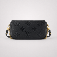 LV Tonal Monogram - Black and Gold Statement Handbag