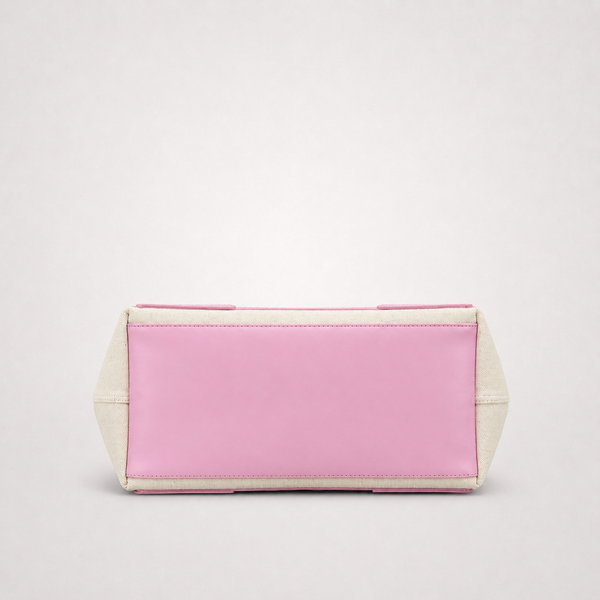 BL Blush Trim - Quiet Two-Tone Statement Handbag - main - 01