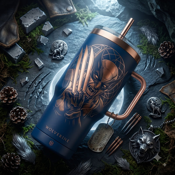 WL Copper Etch - Claw, Snarl and Geometric Halo - main