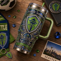 Rave Green Heraldry - SEA Crest Tumbler