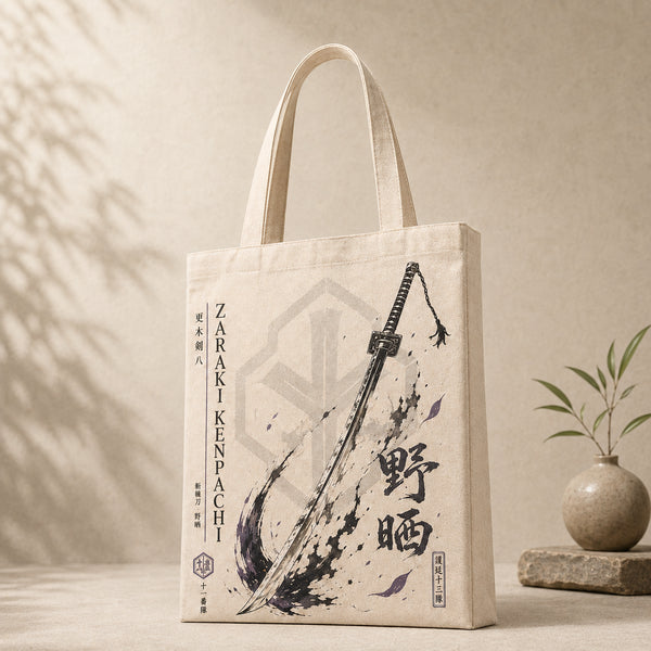 Kenpachi - Nozarashi, Ink and the Quiet Blade Tote - main