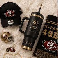 SF Obsidian Gold - Monogram Crest Tumbler
