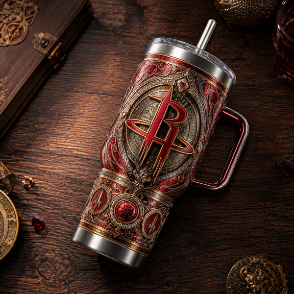 Crimson Regalia - HOU Ornamental Crest Tumbler - main