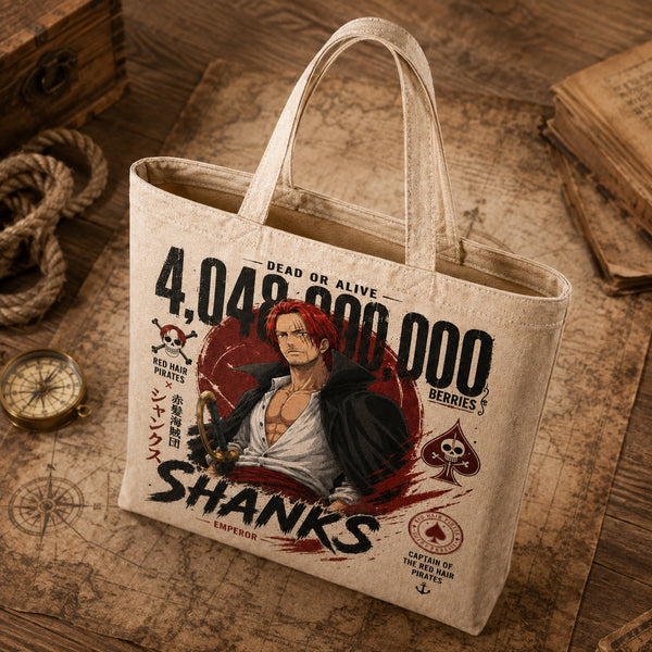 Dead or Alive - Shanks Wanted Poster Graphic Tote - main