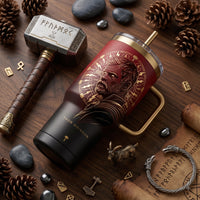 Thor - Gilded Runework Portrait Tumbler