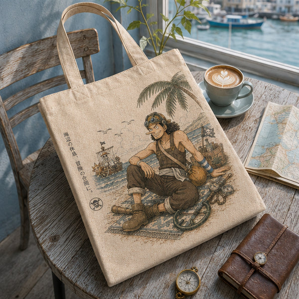 Rest Between Adventures - Usopp Seaside Graphic Tote - main