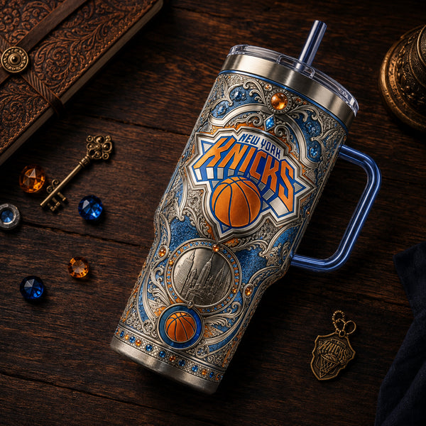 NYK Ornate Crest - Baroque Filigree Tumbler - main