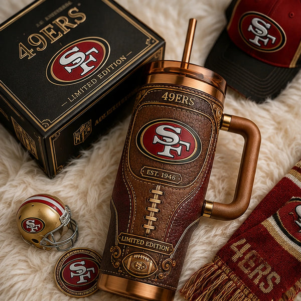 SF Saddle Heritage - Tooled Leather-Look Tumbler - main