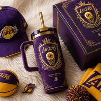 Crown and Crest - LAL Purple & Gold Heraldry Tumbler