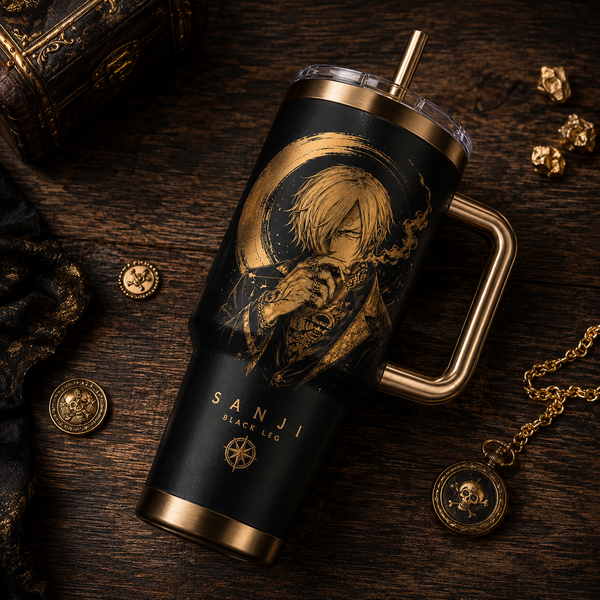 Ember and Gold - Sanji Etched Portrait Tumbler - main