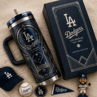 LAD Deco Midnight - Engraved-Look Navy Tumbler