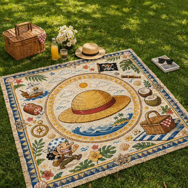 Straw Hat Horizon - Centered Medallion Adventure Rug - main