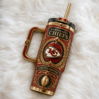 KC Gilded Heraldry - Ornamental Crimson Tumbler