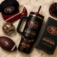 SF Gold Oval - Stadium Light Wraparound Tumbler