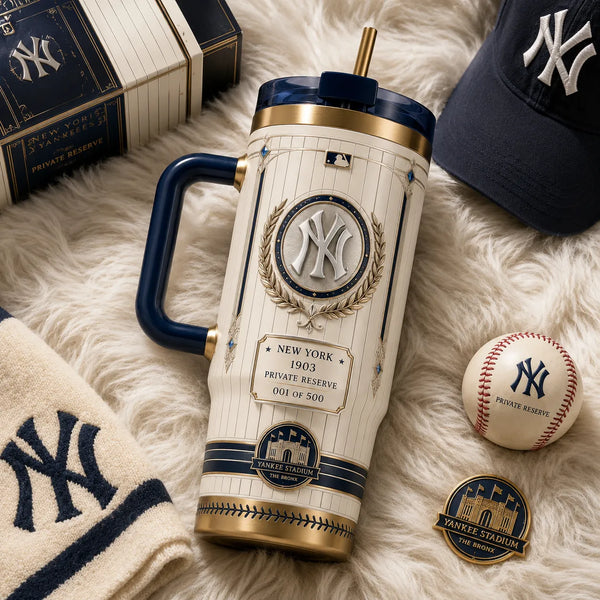NYY Pinstripe Heritage - A Study in Cream, Navy and Gold - main
