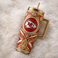 KC Ornamental Crest - Gilded Medallion Tumbler