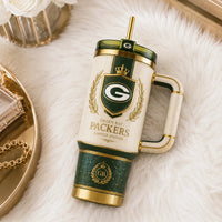 GB Crest Heraldry - Ivory and Forest Tumbler