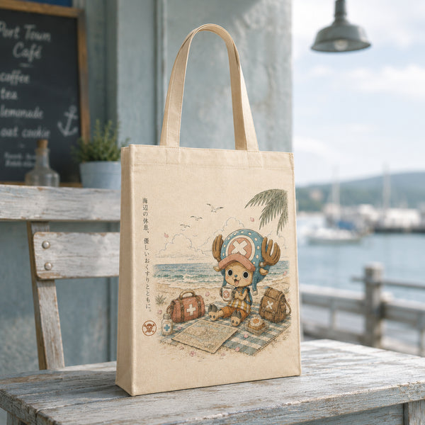 Seaside Rest - Chopper's Quiet Picnic Graphic Tote - main