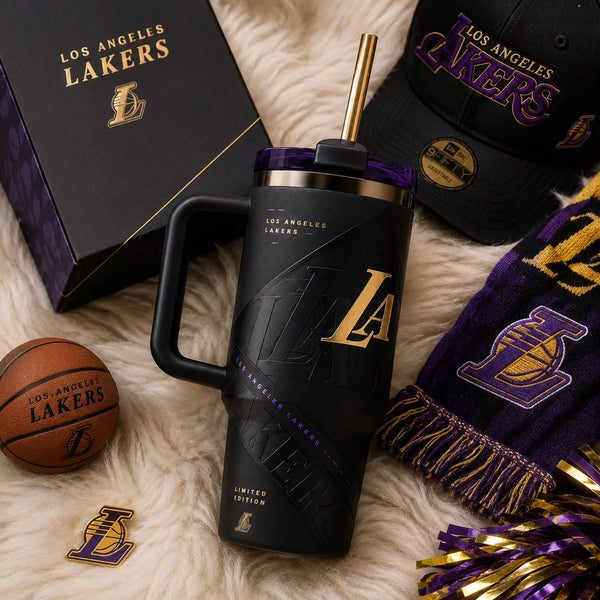 LAL Blackout Gold Monogram Tumbler - main