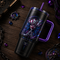 Buggy - The Star Clown, Violet Focal Panel Tumbler