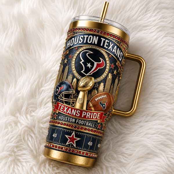 Navy and Gilt Order - HOU Pride Collage Tumbler - main