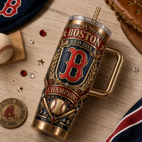 BOS Fenway Crest - Heraldic Emblem Tumbler