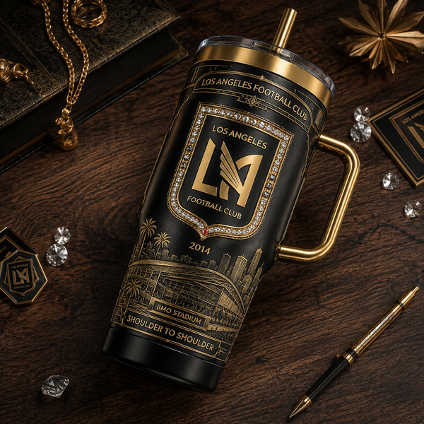 Obsidian and Gold - LAFC Crest Tumbler - main