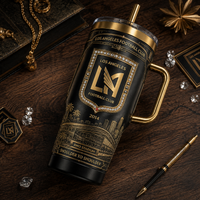 Obsidian and Gold - LAFC Crest Tumbler