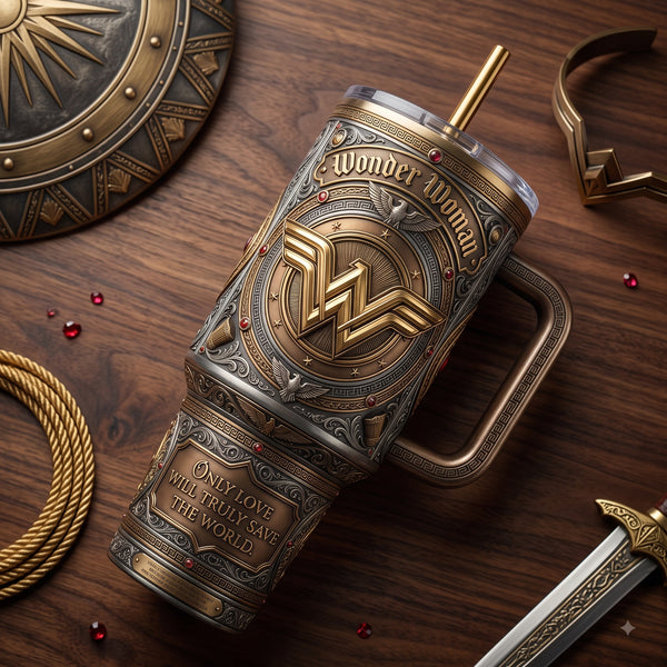 WW Emblem Relief - Bronze Heraldry Tumbler - main