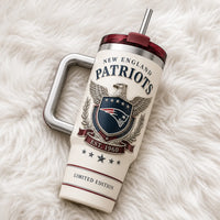 NE Heraldic Crest - Ivory Collegiate Tumbler