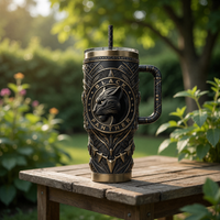 BP Obsidian Crest - Sculpted Emblem Tumbler