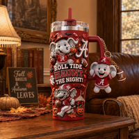 ALA Haunt The Night - Crimson Mascot Collage Tumbler
